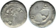 Saalegebiet/Naumburg/Polen Hochrandpfennig. 0, 90g. Erzbischöflich/Bischöflich.