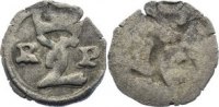 Böhmen Einseitiger Heller Ludwig I. (II.) Jagello 1516-1526.