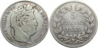 Frankreich 5 Franc Louis Philippe I. 1830-1848. -