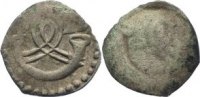 Württemberg Einseitiger Pfennig Friedrich I. 1593-1608.