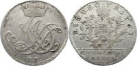 Sachsen-Weimar-Eisenach 1/6 Taler Anna Amalia 1758-1775.