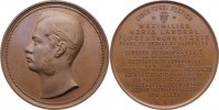 Thurn und Taxis Bronzemedaille Maximilian Maria Lamoral 1862 - 1885.