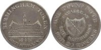 Großbritannien-Token Silber Shilling Token Warwickshire 18./19. Jahrhundert.
