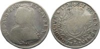 Frankreich 1/2 Écu aux branches d´olivier 17 Ludwig XV. 1715-1774. -