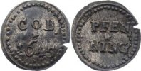 Sachsen-Coburg Pfennig Ernst der Fromme 1640-1675.
