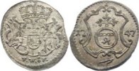 Sachsen-Albertinische Linie Pfennig Friedrich August II. 1733-1763.