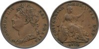 Großbritannien Farthing George IV. 1820-1830.