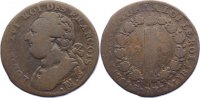 Frankreich Cu 12 Deniers Ludwig XVI. 1774-1793.