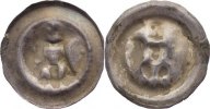 Anhalt Brakteat Die Nachfolger Heinrichs I. (2. Hälfte 13. Jhdt.).
