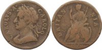 Großbritannien Cu Farthing Charles II. 1660-1685.