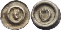 Mecklenburg Hohlpfennig Anonym. 13./14. Jahrhundert..