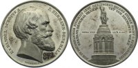 Lippe-Medaillen auf das Hermannsdenkmal Zinnmedaille