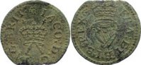 Großbritannien Cu Farthing James I. 1603-1625.