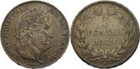 Frankreich 5 Franc Louis Philippe I. 1830-1848. -