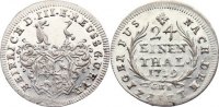 Reuss, ältere Linie zu Obergreiz 1/24 Taler Heinrich XI. 1723-1800.