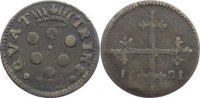 Italien-Pisa Soldo da 3 Quattrini Cosimo III. de'Medici, Großherzog der Toskana 1670-1723.