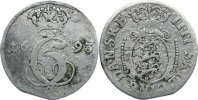 Dänemark 4 Skilling Christian V. 1670-1699.