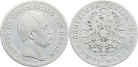 Hessen 2 Mark Ludwig III. 1848-1877.