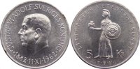 Schweden 5 Kronen Gustav VI. Adolf 1950-1973.