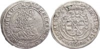 Öttingen 6 Kreuzer Albrecht Ernst I. 1659-1683.