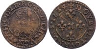 Löwenstein-Wertheim-Rochefort Cu Double Tournois Johann Theodor 1611-1644.