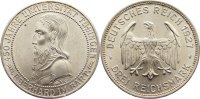Weimarer Republik 3 Reichsmark Gedenkmünzen 1918-1933.