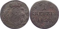 Sachsen-Coburg-Saalfeld Kreuzer Ernst 1806-1826.