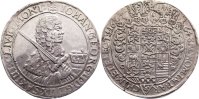Sachsen-Albertinische Linie Erbländischer Taler 1 Johann Georg II. 1656-1680.