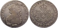 Frankreich Écu aux branches d´olivier 17 Ludwig XVI. 1774-1793.