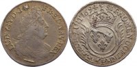 Frankreich 1/2 Écu aux palmes 1 Ludwig XIV. 1643-1715. -