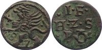 Pommern-Stettin Cu Pfennig Johann Friedrich 1569-1600.