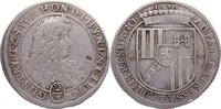 Sayn-Wittgenstein-Hohenstein 2/3 Taler Gustav 1657-1701.