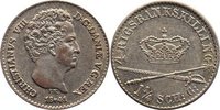 Dänemark 4 Rigsbankskilling Christian VIII. 1839-1848.