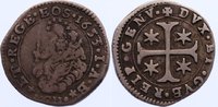 Italien-Genua 1/16 Scudo Republik 1528-1797.