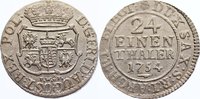 Sachsen-Albertinische Linie 1/24 Taler Friedrich August II. 1733-1763.