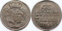 Sachsen-Albertinische Linie 1/48 Taler Friedrich August II. 1733-1763.