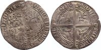 Belgien-Hennegau Doppelgroschen (Drielander) Johann IV. von Brabant 1418-1427.