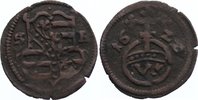 Sachsen-Alt-Weimar Kipper Cu 6 Pfennig Kippermünzen 1619-1622.