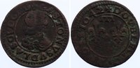Frankreich-Dombes Cu Double Tournois Gaston von Orleans 1628-1657.