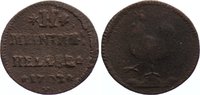 Sachsen-Meiningen Cu Heller Bernhard 1680-1706.