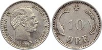 Dänemark 10 Öre 1 Christian IX. 1863-1906.