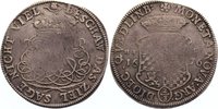 Quedlinburg, Abtei 2/3 Taler Anna Sophia von Pfalz-Birkenfeld 1645-1680.