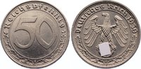 Drittes Reich 50 Reichspfennig Kursmünzen 1933-1945.