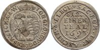 Sachsen-Albertinische Linie 1/12 Taler Johann Georg IV. 1691-1694.