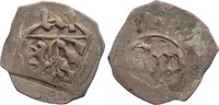 Pfalz-Oberpfalz Pfennig Kft. Ludwig III., Johann von Neumarkt und Otto I. von Mosbach 1443-1460.