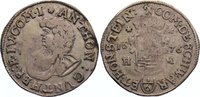 Schwarzburg-Sondershausen 1/6 Taler Anton Günther von Arnstadt 1666-1716.