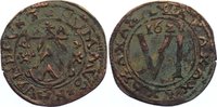 Ravensberg, Grafschaft Cu 6 Kipper Pfennig Brandenburgische Regierung 1614-1623.
