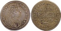 Nürnberg-Rechenpfennige Versilberter Messing Rechenpfennig Michael Leykauff Meister 1724, verkauft Geschäft 1768.