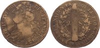 Frankreich 2 Sols Ludwig XVI. 1774-1793.
