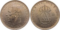 Schweden 5 Kronen Gustav VI. Adolf 1950-1973.